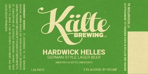 Hardwick Helles German Style Lager Beer