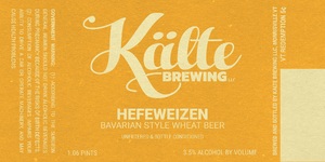 Hefeweizen Bavarian Style Wheat Beer