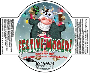 Railtown Brewing Company Festive Mooed Milk Stout