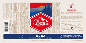 Alpine Beer Company Duet