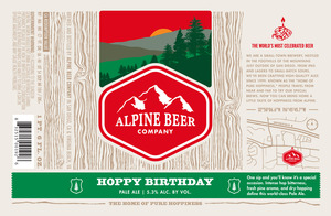 Alpine Beer Company Hoppy Birthday