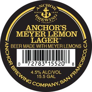 Anchor Brewing Company Anchor's Meyer Lemon Lager December 2016