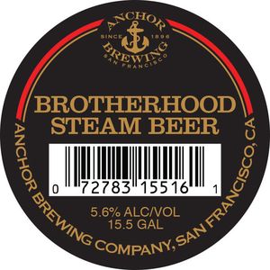 Anchor Brewing Company Brotherhood Steam Beer December 2016