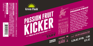 Green Flash Brewing Company Passion Fruit Kicker December 2016