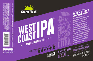 Green Flash Brewing Company West Coast IPA December 2016