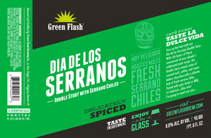 Green Flash Brewing Company Dia De Los Serranos December 2016