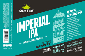 Green Flash Brewing Company Imperial IPA December 2016