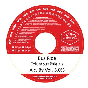 Alpine Beer Company Bus Ride