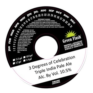 Green Flash Brewing Company 3 Degree Of Celebration