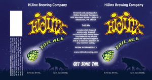 Hijinx Brewing Company Tail Ale