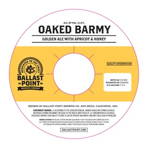 Ballast Point Oaked Barmy
