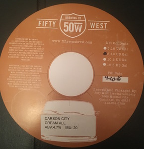 Fifty West Brewing Company Carson City November 2016