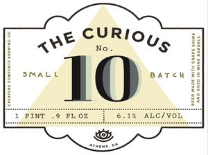 The Curious No.10 Beer With Grape Skins, In Wine Barrels December 2016