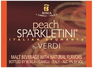 Verdi Peach Sparkletini