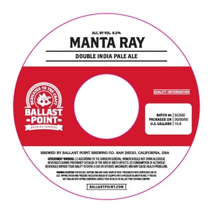 Ballast Point Manta Ray