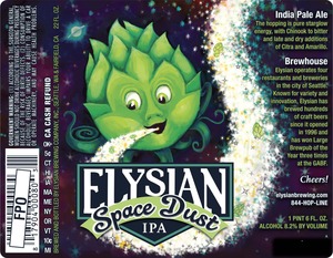Elysian Brewing Company Space Dust IPA November 2016