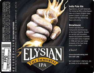 Elysian Brewing Company The Immortal November 2016