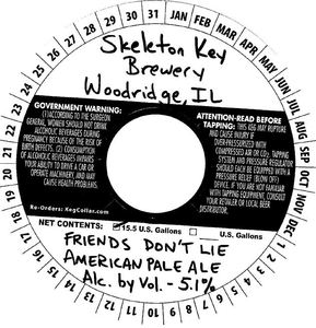 Skeleton Key Brewery Friends Don't Lie American Pale Ale