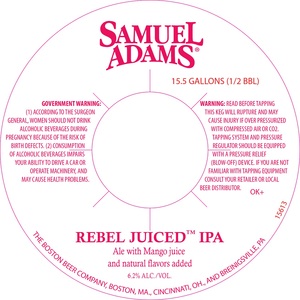Samuel Adams Rebel Juiced November 2016