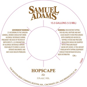 Samuel Adams Hopscape November 2016