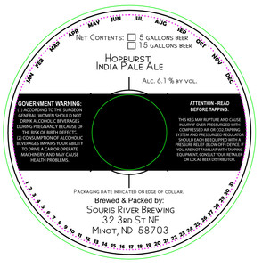 Souris River Brewing Hopburst India Pale Ale November 2016