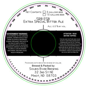 Souris River Brewing Srb Esb November 2016