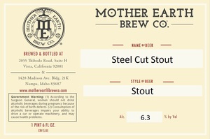 Mother Earth Brew Co Steel Cut Stout