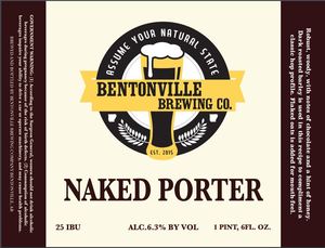 Bentonville Brewing Company Naked Porter