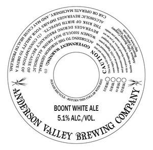 Anderson Valley Brewing Company Boont White