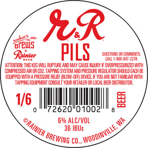 Rainier Brewing Company R&r Pils