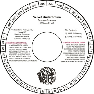 Heavy Riff Velvet Underbrown