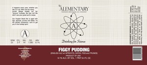 The Alementary Brewing Company Figgy Pudding December 2016