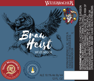 Weyerbacher Brau Heist November 2016