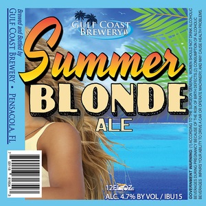 Gulf Coast Brewery Summer Blonde Ale December 2016