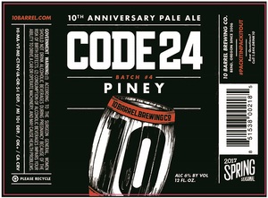 10 Barrel Brewing Co. Code 24 Piney