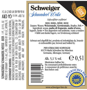 Schweiger Schmankerl Weisse December 2016