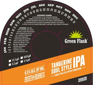 Green Flash Brewing Company Tangerine Soul Style December 2016