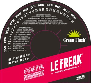 Green Flash Brewing Company Le Freak December 2016
