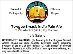 Three Mugs Brewing Tongue Smack India Pale Ale December 2016