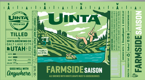 Uinta Brewing Company Farmside Saison