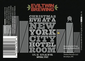 Evil Twin Brewing Christmas Eve At A New York City Hotel R November 2016