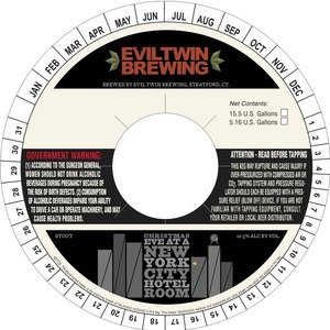 Evil Twin Brewing Christmas Eve At A New York City Hotel R November 2016