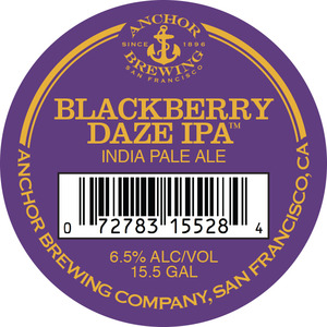 Anchor Brewing Company Blackberry Daze IPA