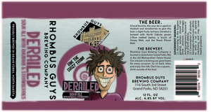 Derailed Sour Ale With Rhubarb And Strawberries