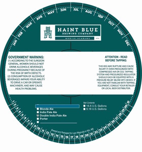 Haint Blue Double India Pale Ale November 2016