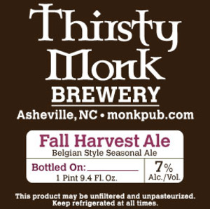 Thirsty Monk Fall Harvest Ale