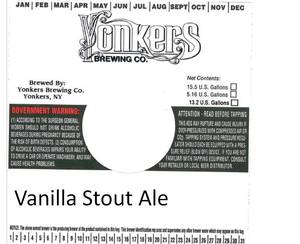 Yonkers Brewing Company Vanilla Stout