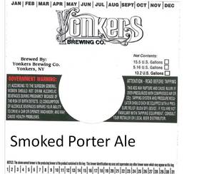Yonkers Brewing Company Smoked Porter November 2016