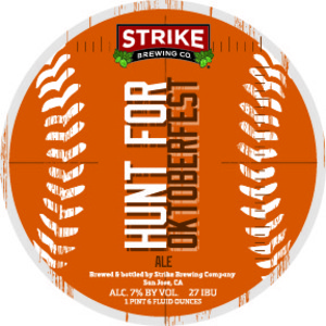 Strike Brewing Co Hunt For Oktoberfest