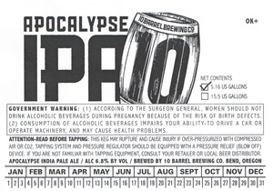 10 Barrel Brewing Co. Apocalypse IPA